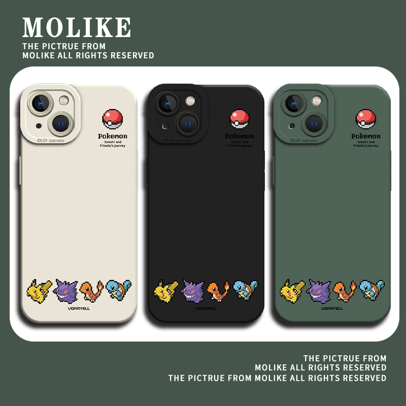 像素精灵球适用iqoo15手机壳13宝可梦z9turbo二次元12动漫11s一加ace5新款neo10pro男1+2保护3v/9/8/7/6/vivo