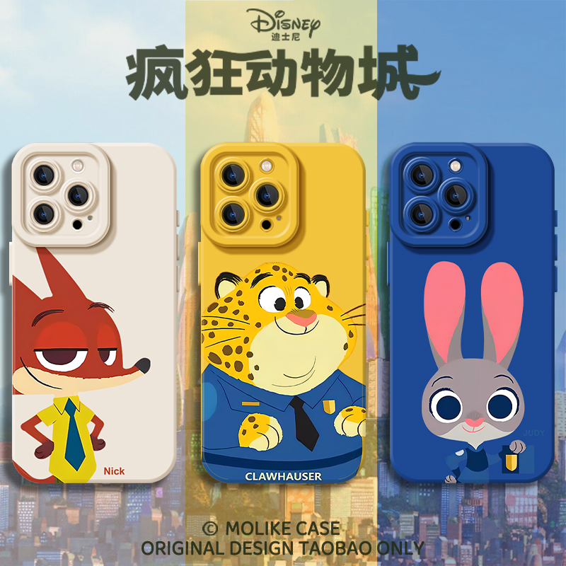 尼克狐尼克适用iqoo15手机壳13朱迪z9turbo硅胶12豹警官11s一加ace5新款neo10pro闪电1+2情侣3v/9/8/7/6/vivo