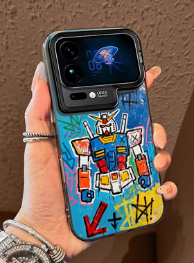 高达适用小米17promax手机壳15ultra动漫14新款13红米k90男款80外壳70男生60至尊版50保护套note12全包镜头11