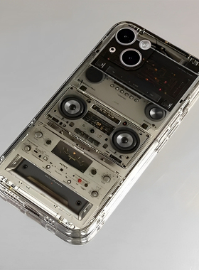 适用小米17手机壳15pro磁带13ultra小众14播放器10S红米k80搞怪70新款60个性50保护套11至尊版note12外壳男生