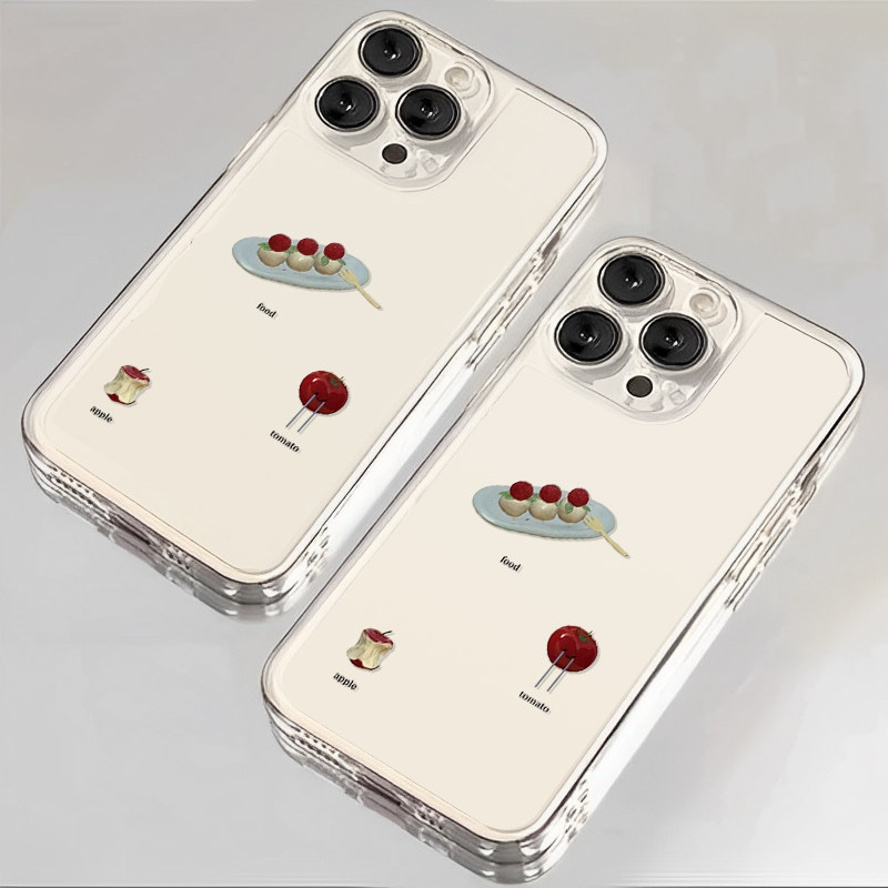 ins风番茄适用小米17promax手机壳15ultra韩系14新款13红米k90透明80简约70法式60高级感50至尊版note12女11,3C数码配件,手机保护套/壳,淘宝优惠券,粉丝福利购,淘宝优惠卷