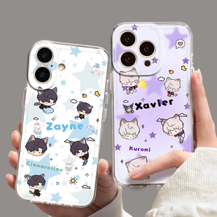 适用苹果17手机壳iPhone16promax恋与深空15三丽鸥12新款13mini祁煜14联名x沈星回xr秦彻xs黎深8可爱7卡通套