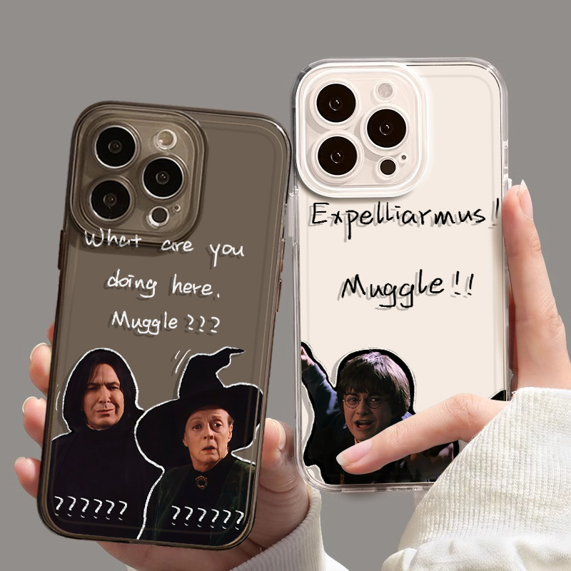适用苹果手机壳哈利波特透明欧美