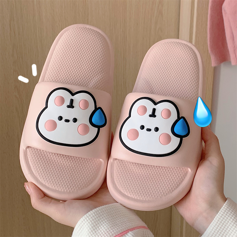 男女士韩版ins可爱小兔子一字凉拖鞋防滑防臭居家浴室拖鞋情侣夏