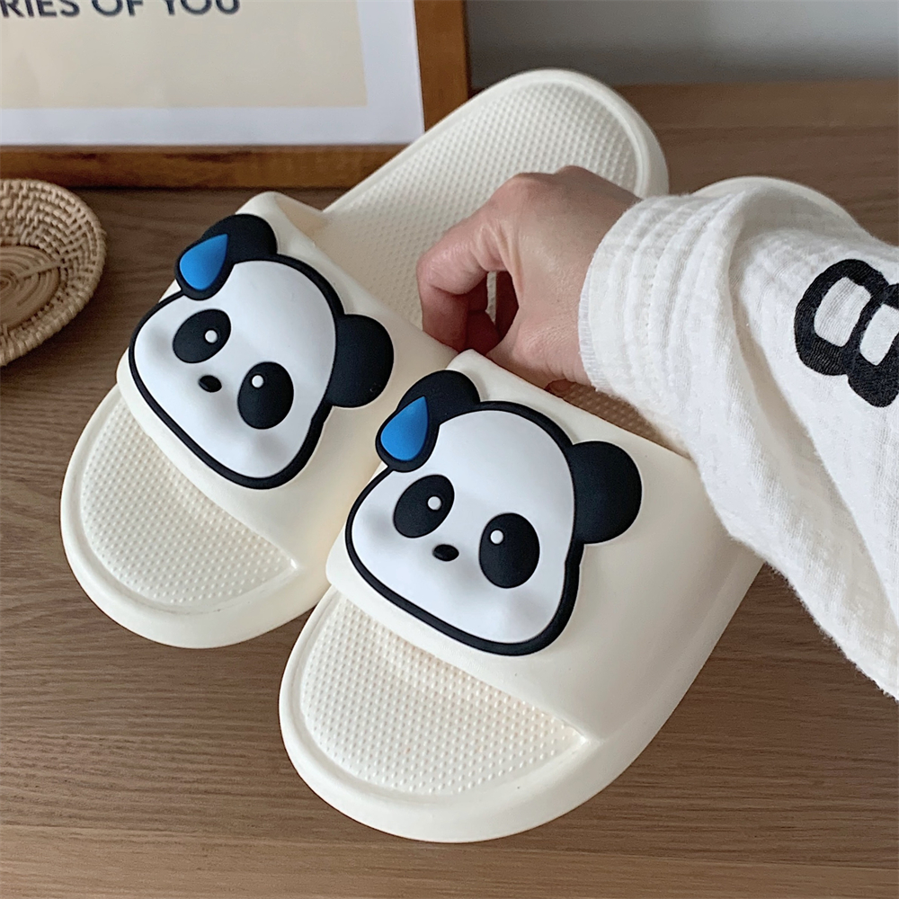 女夏季可爱卡通eva软底熊猫拖鞋情侣居家卧室防滑踩屎感凉拖鞋男