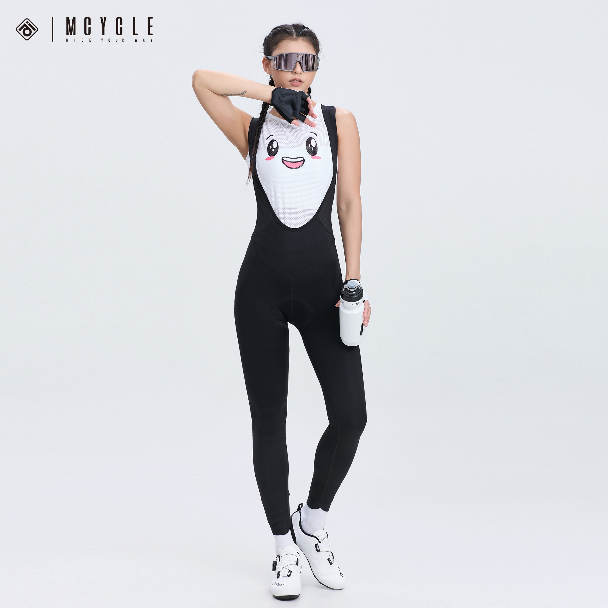 魅骑自行车骑行长裤男女卡扣易脱