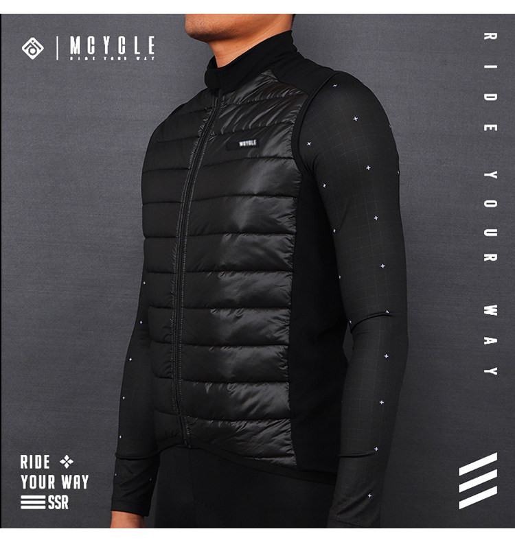 魅骑骑行马甲防风保暖透气