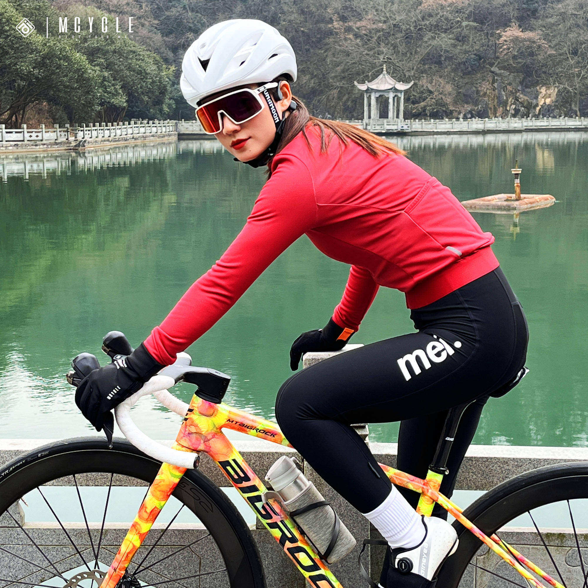 魅骑骑行服长袖秋冬男女抓绒磨毛5-15度保暖透气自行公路车上衣,自行车/骑行装备/零配件,专业骑行服,淘宝优惠券,粉丝福利购,淘宝优惠卷