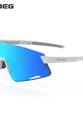 魅骑MOEG骑行眼镜护目镜自行车男女无框防紫外线防雾跑步运动户外