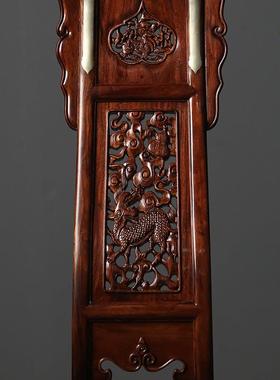 海南黄花梨交椅明式太师椅交叉椅红木椅家具摆件收藏品