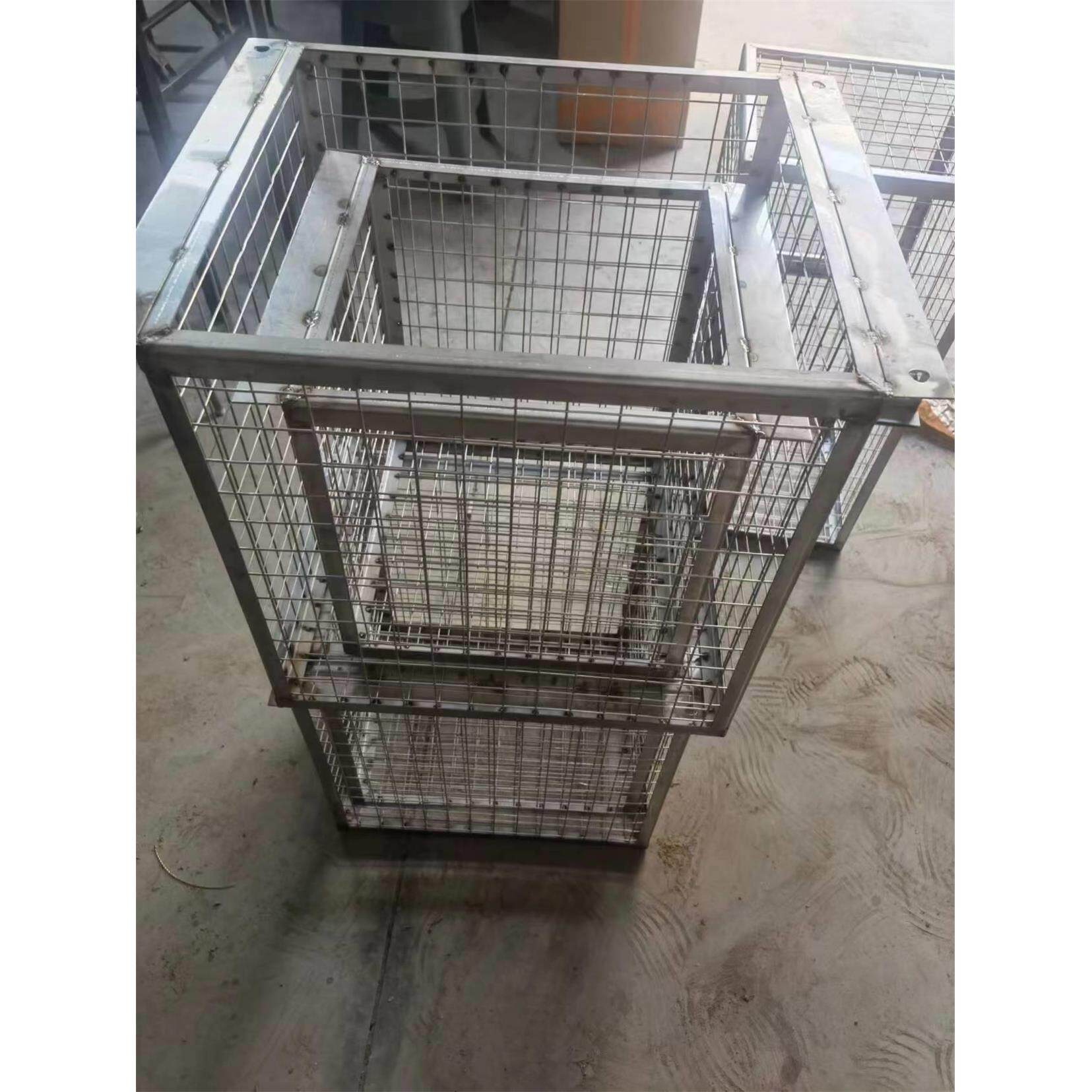 污水泵防护罩水泵不锈钢外框热镀锌电焊网笼池塘水井潜水泵笼泵罩