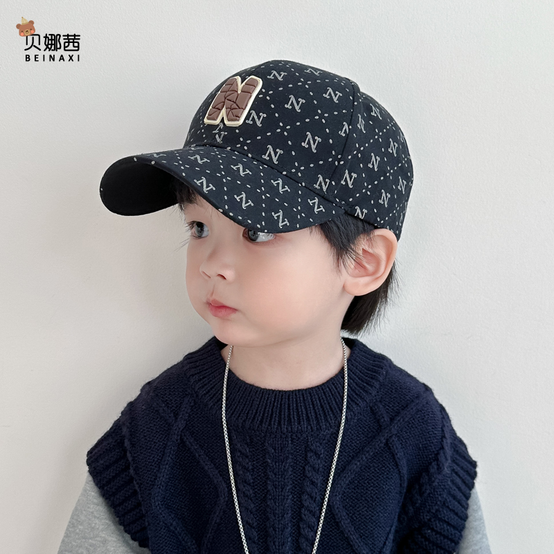 贝娜茜儿童帽子春秋季宝宝鸭舌帽