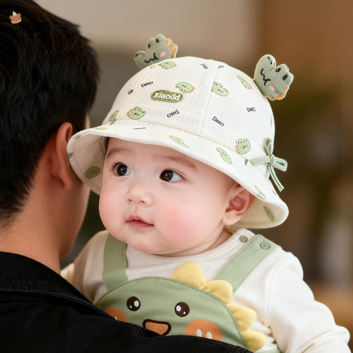 贝娜茜婴儿帽子春秋季可爱遮阳帽