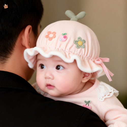 贝娜茜婴儿帽子秋冬季可爱渔夫帽