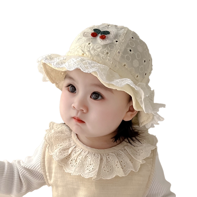婴儿帽子春秋款遮阳防晒渔夫帽