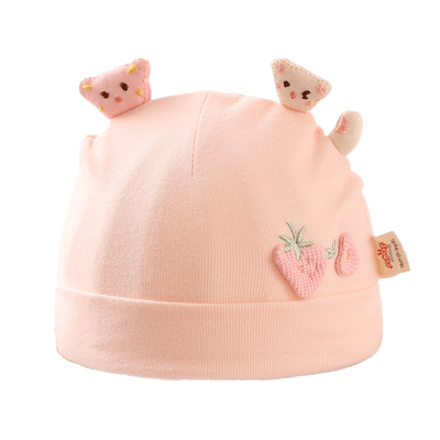 贝娜茜纯棉胎帽无檐护卤门