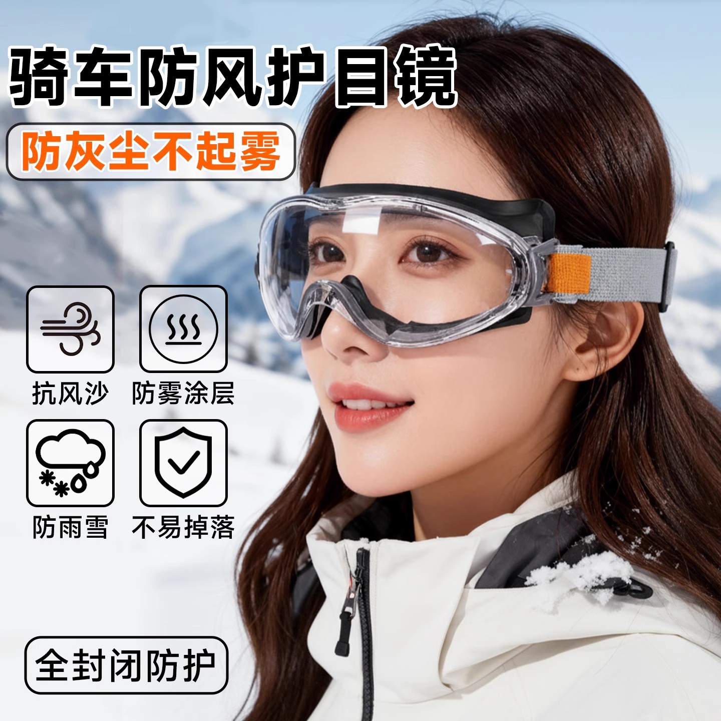 护目镜防风眼镜防灰尘不起雾