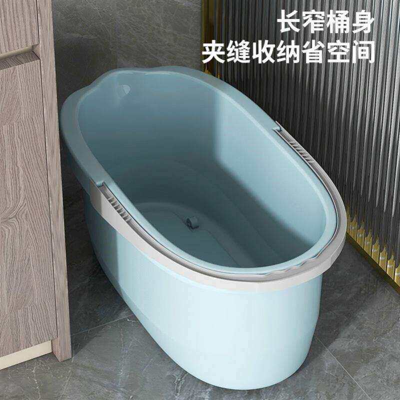加长款长方形塑料拖把桶家用大容量拖布桶手提加厚洗地拖把挤水桶