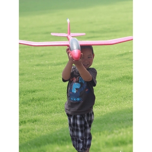 大号86CM手抛泡沫飞机固定机翼航空模型科教器材网红儿童玩具礼品