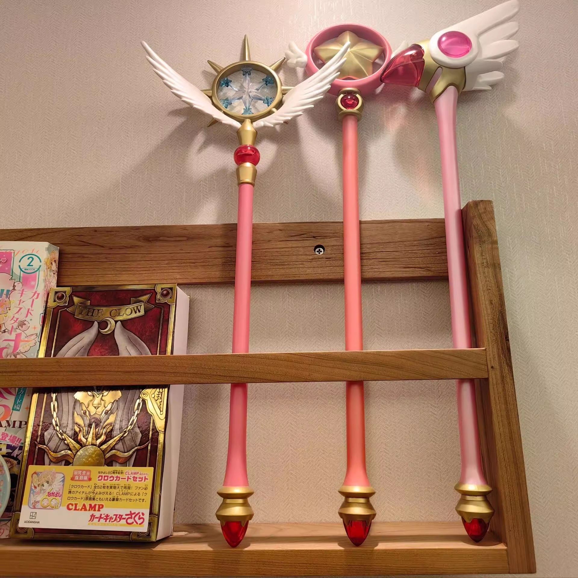 百变小樱魔法棒手办少女樱cosplay鸟头之杖星星梦之杖樱伸缩手杖