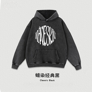 数码直喷maneskin流行金属个性摇滚乐队印花加厚连帽卫衣男女外套