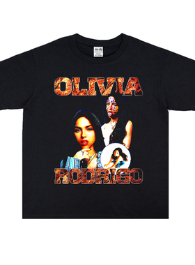 美国歌手奥利维亚·罗德里戈olivia rodrigo人物海报印花T恤短袖