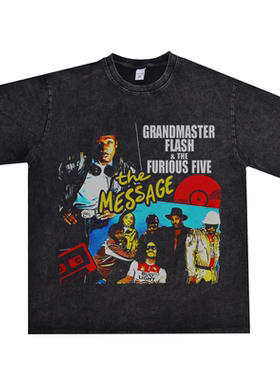 Grandmaster Flash & the Furious Five大师弗莱什和愤怒五人T恤