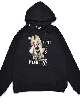 The Pretty Reckless泰勒·摩森Taylor Momsen印花卫衣男女外套