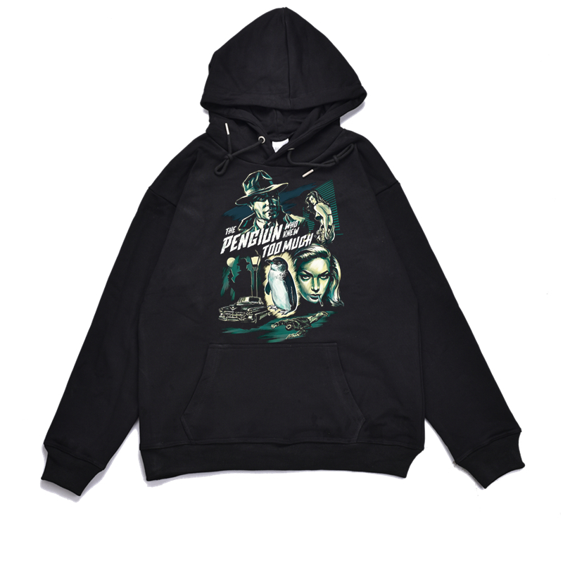 冬季欧美连帽卫衣外套