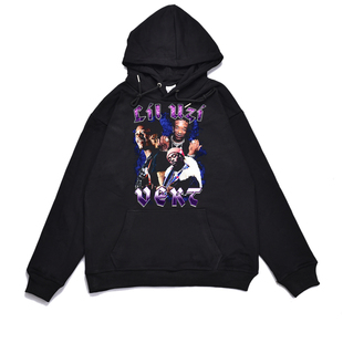 美国说唱歌手利尔·乌兹·弗特Lil Uzi Vert嘻哈街头印花卫衣外套