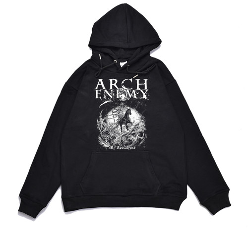 旋律死亡金属Arch Enemy大敌摇滚乐队个性卫衣衫宽松街头嘻哈外套