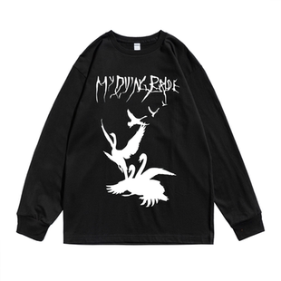 新娘乐队长袖 Bride我垂死 T恤男女 Dying 英国厄运金属摇滚My