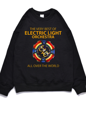 欧美摇滚Electric Light Orchestra电光乐队ELO印花卫衣外套