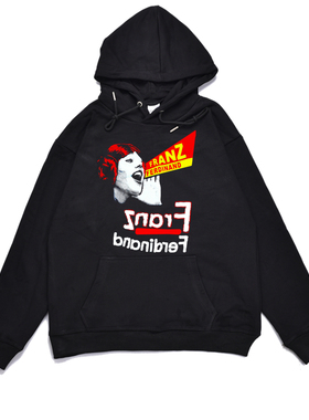 Franz Ferdinand法兰兹‧费迪南FFS专辑印花卫衣宽松男女连帽外套