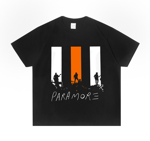paramore帕拉乐队印花T恤短袖