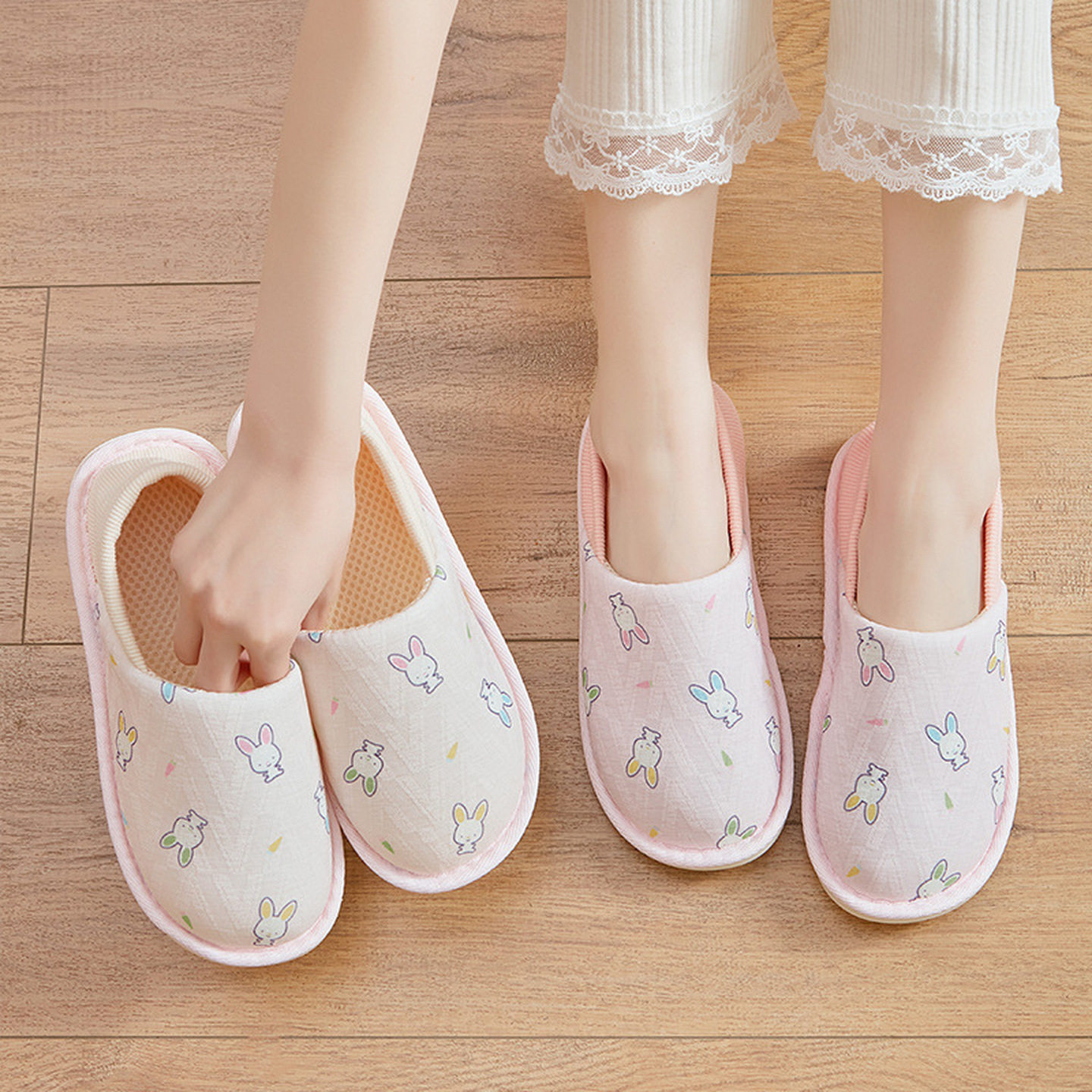 月子鞋夏季薄款产后包跟软底5月份6孕妇8产妇7春夏天透气防滑拖鞋