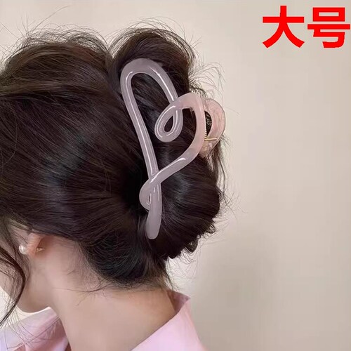 大号抓夹鲨鱼发夹女夏季盘发头饰