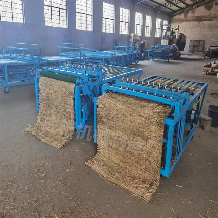 1-4公分厚草帘编织机 小型电动草帘机 织草苫子机器厂家直销