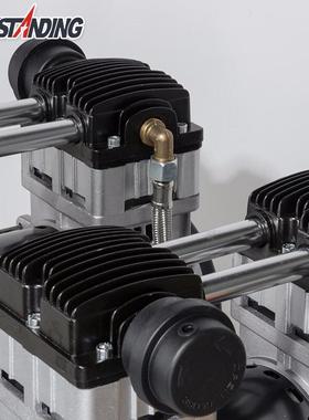 OUTSTANDING无油气泵1100WX2-60L硅藻泥喷漆汽修摩托车修车空压机