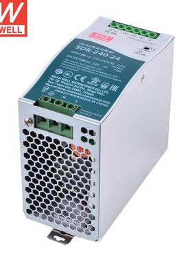 明纬MEANWELLSDR-240-24导轨安装PFC开关电源(240W左右)24V10A输
