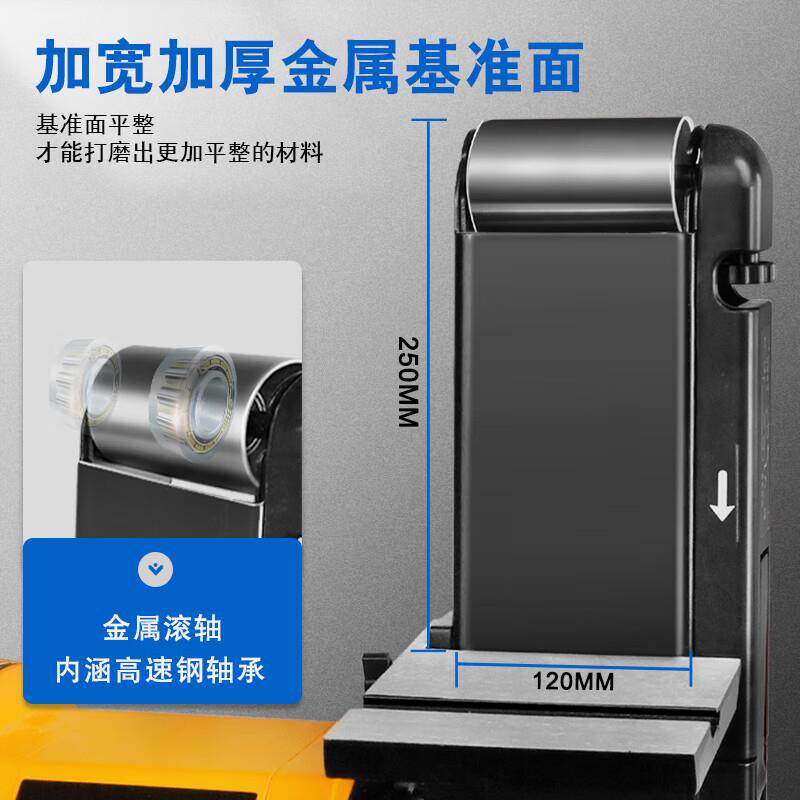 LUXTER洛克士4x8寸台式砂轮砂带机磨刀抛光机木工打磨工具砂轮砂