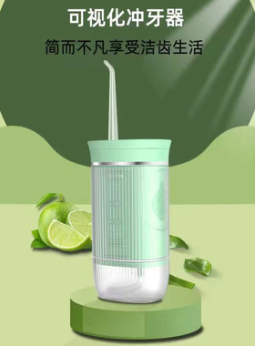 康笛丝可视化冲牙器电动便携式水牙线清洁牙结石洗牙器家用神器