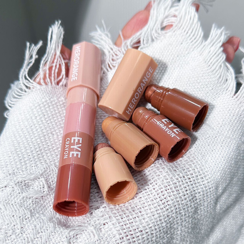 HERORANGE~四色眼影笔卧蚕高光一