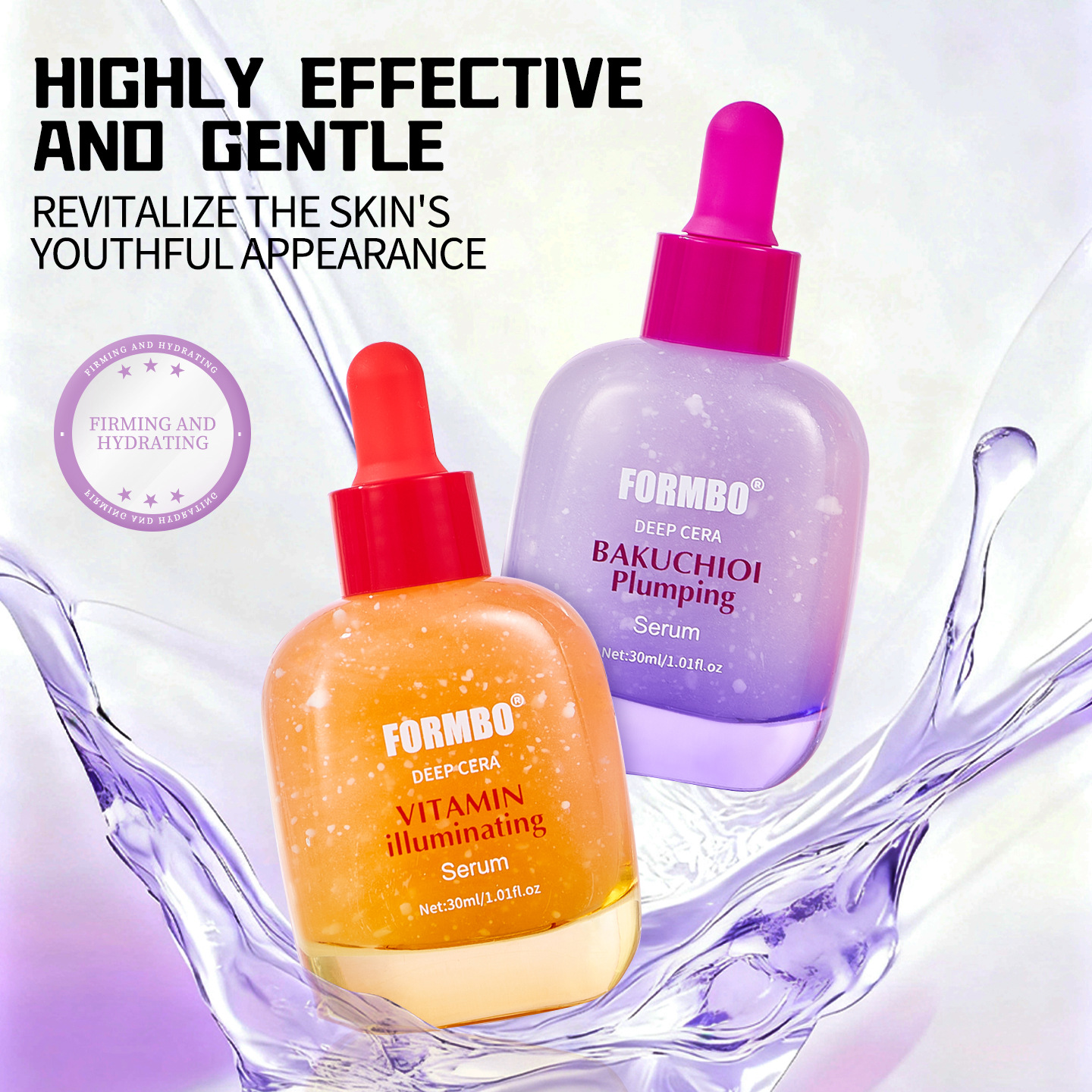 跨境新品外贸清爽补水深层护理护