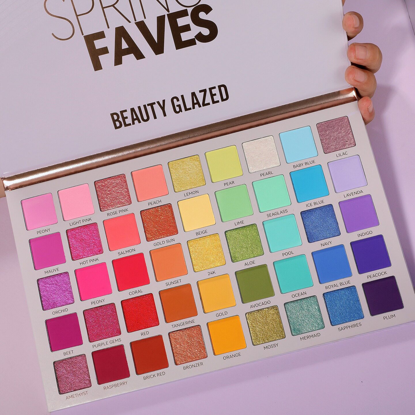 beautyglazed45色变色龙眼影盘