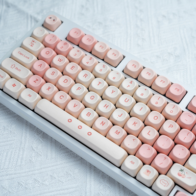 樱桃键帽MOA高度可爱球帽机械键盘键帽适配68 75 87 98 104 108