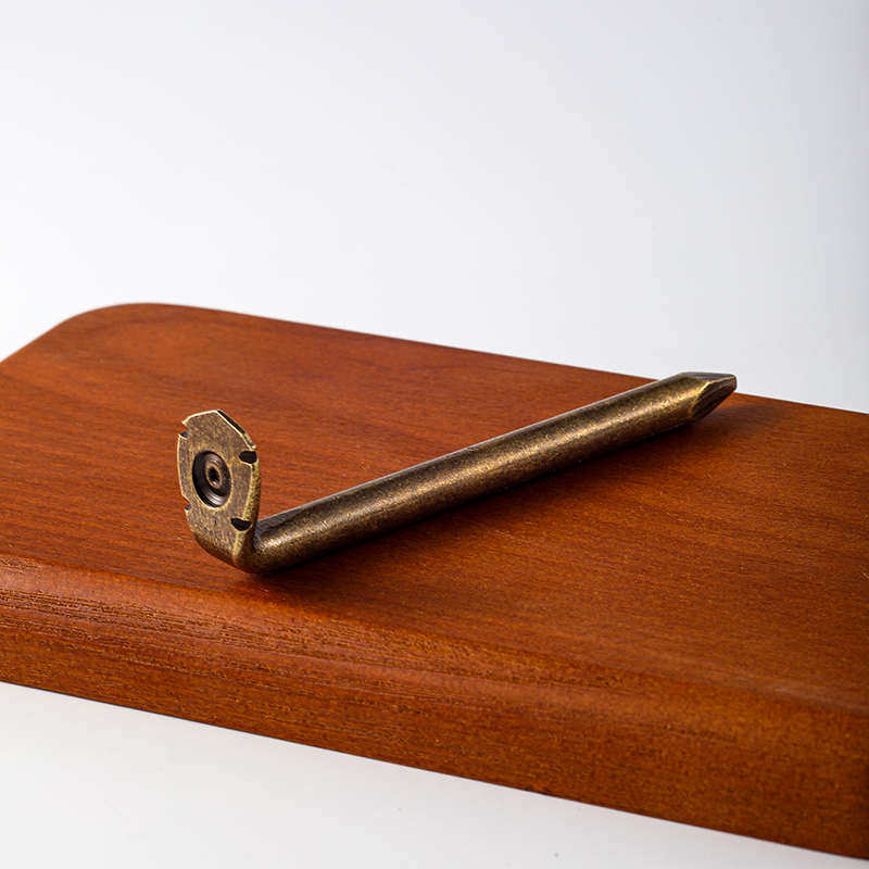 无痕钉黄铜中式仿古典画框挂钩牌匾托墙壁字画专用仿古挂画铜钉