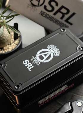 现货NEIGHBORHOOD NBHD S-TOOL BOX SRL园艺收纳方形铁盒储物盒