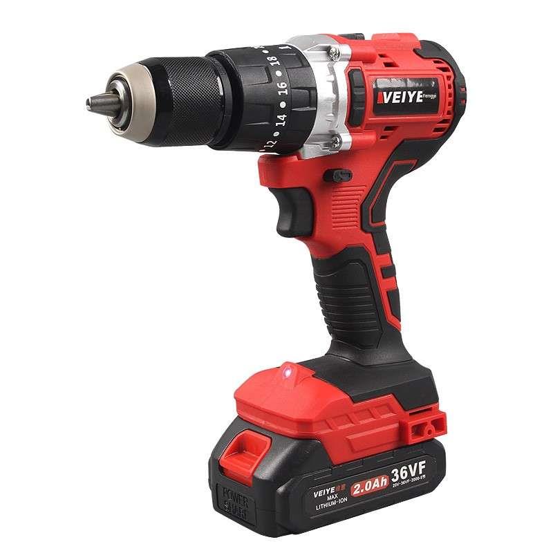 德国威益36V无刷高扭矩锂电钻可充电手钻冲击钻锤子电动螺丝刀