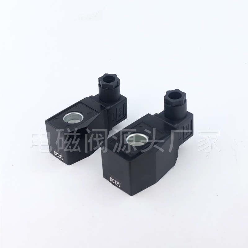 全铜电磁阀水阀线 线圈220V24V12V 2分 4分 6分 1寸 2寸 带铁壳包